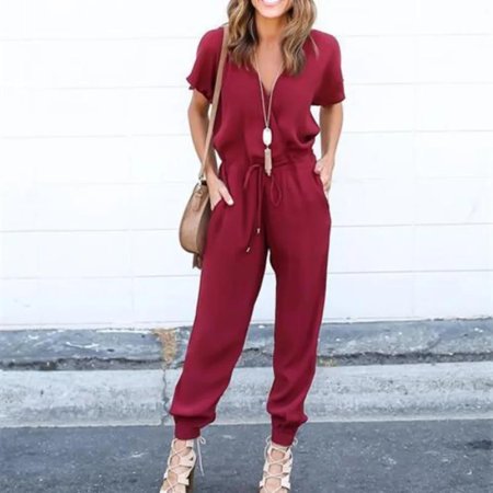 Женский свободный комбинезон