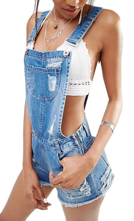 Джинсовые комбинезоны