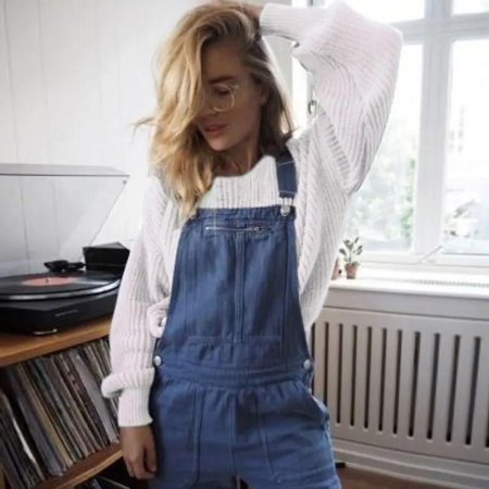 Джинсовые комбинезоны