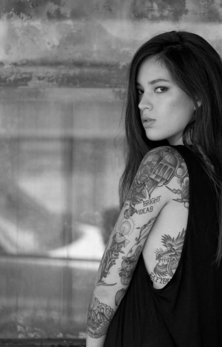 Девушки с татуировками красивые