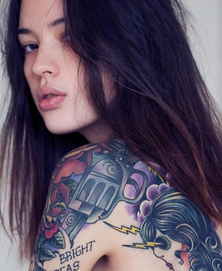 Девушки с татуировками красивые