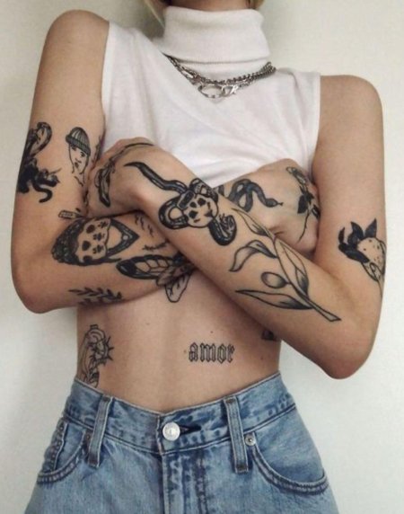 Татуировки в стиле