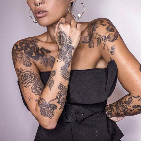 Татуированные модели