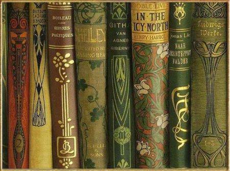 Красивые корешки книг