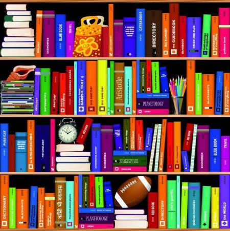 Книжная полка фон