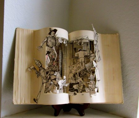 Поделки из старых книг