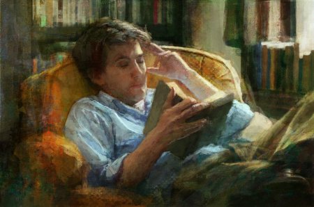 Чтение в живописи