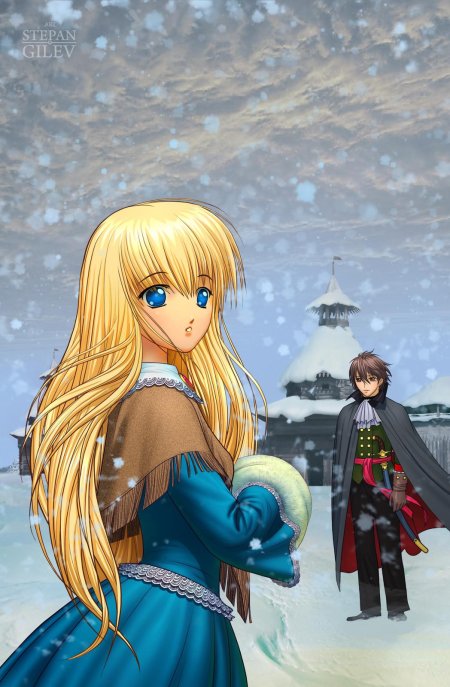 Капитанская дочка аниме обложка