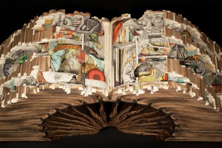 Книжный скульптор брайан деттмер