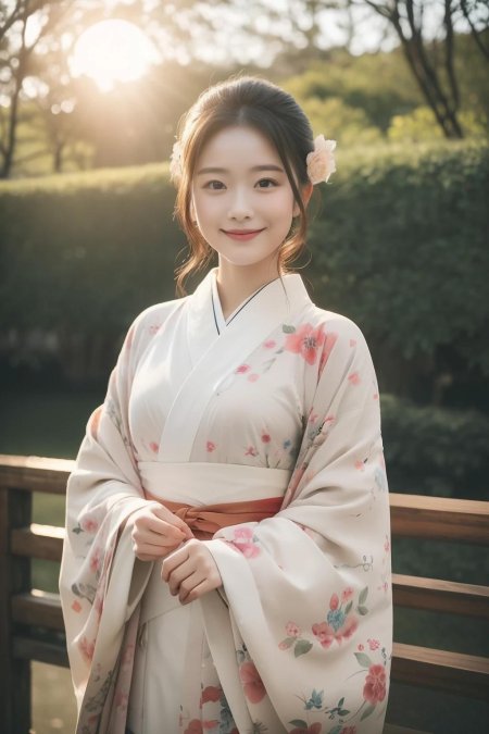 Женщина в кимоно