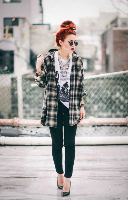 Стиль одежды гранж для девушек