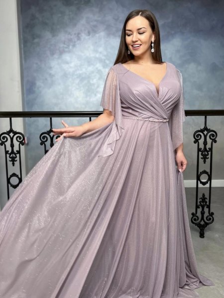 Платье вечернее для полных женщин на торжество