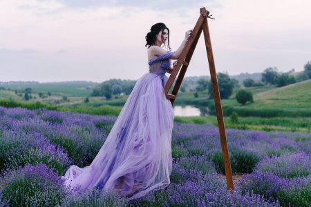 Лавандовое поле фотосессия