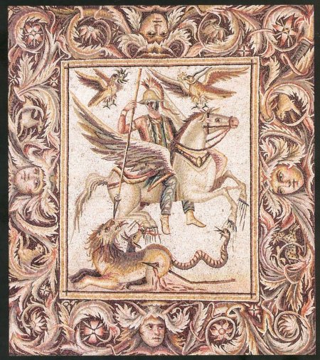 Древний рим мозаика орфей