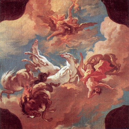 Падение фаэтона картина