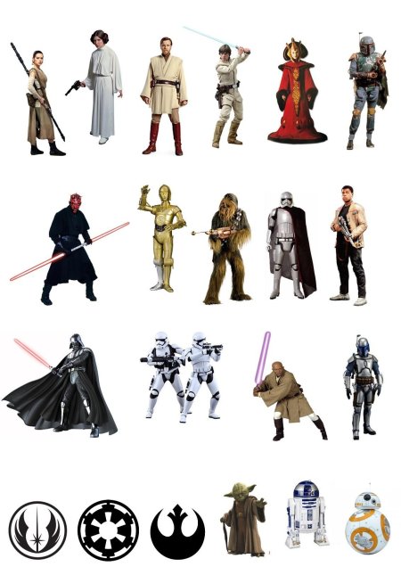 Топперы звездные войны