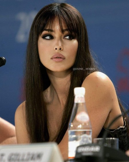 Челка моники белуччи