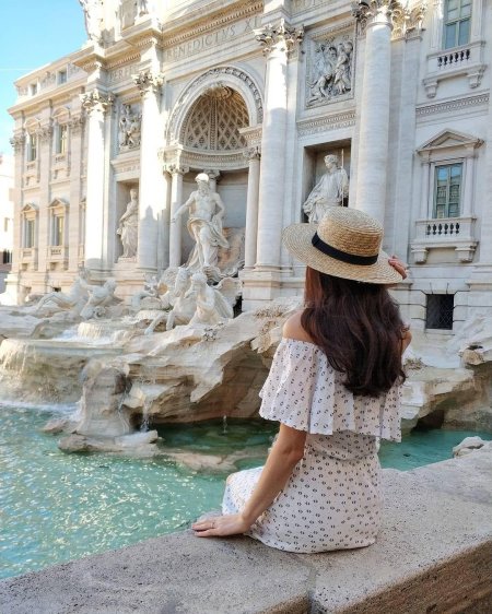 Фонтан треви рим италия