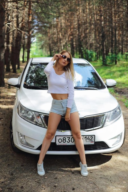 Киа рио белая