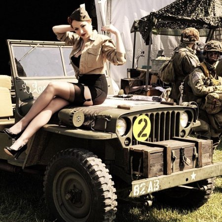 Виллис джип пин ап