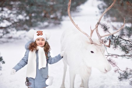 Новогодняя фотосессия с детьми