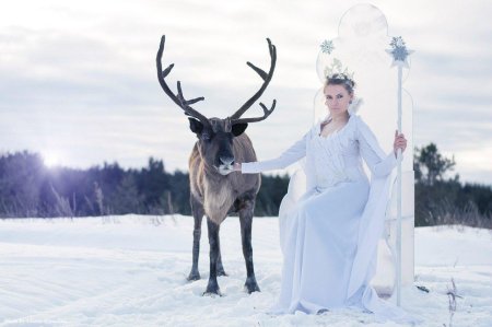 Снежная королева олень
