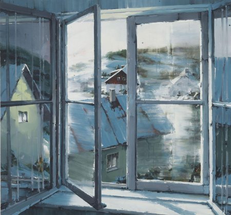 Окно живопись