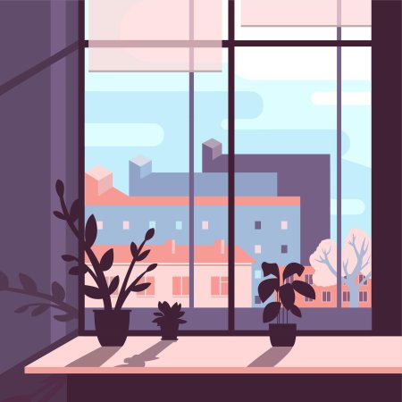 Интерьер с окном