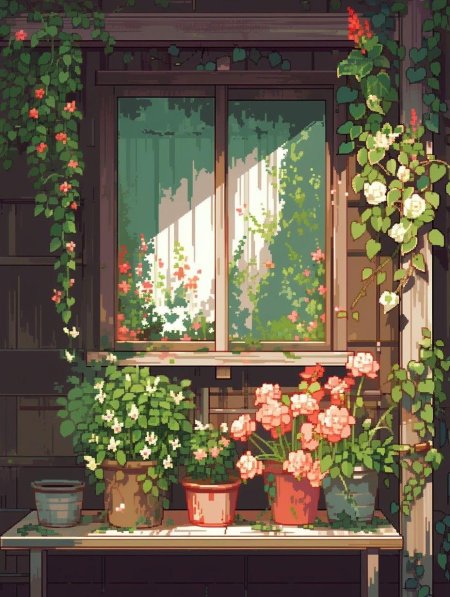 Пиксельный пейзаж