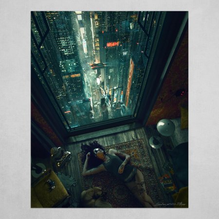 В стиле киберпанк