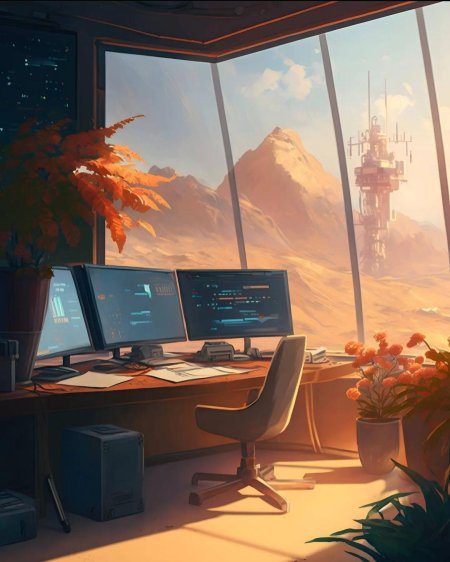 Пейзаж аниме