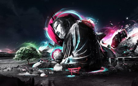 Buddha art абстракция