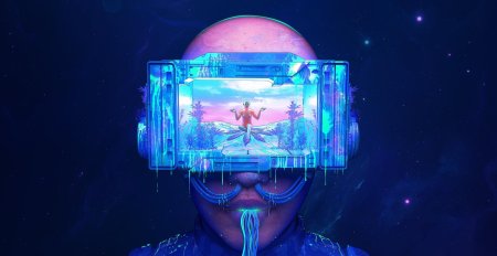 Очки виртуальной реальности космос