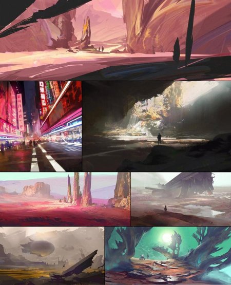 Геншин концепт арт окружение