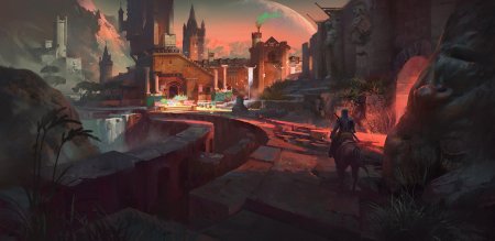 Город арт фэнтези