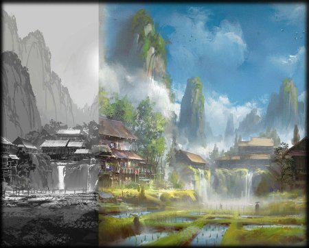Пейзажи в стиле фэнтези
