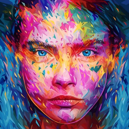 Портреты красочные