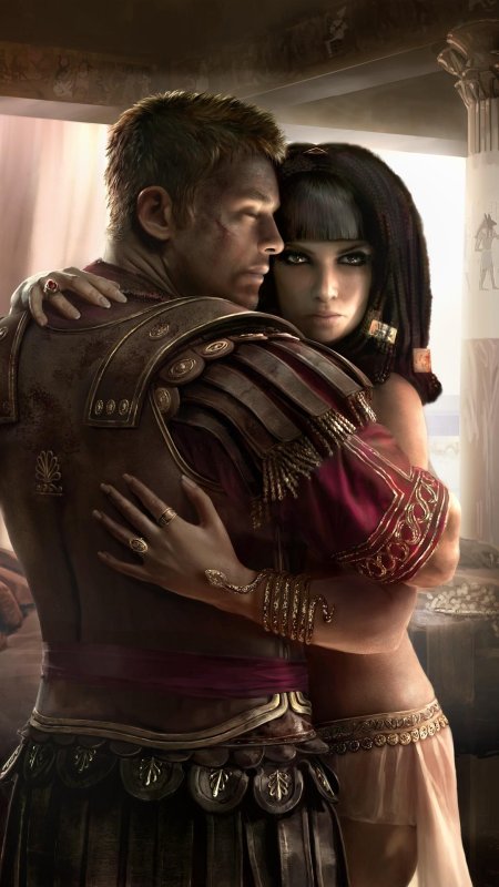 Клеопатра и марк антоний арт