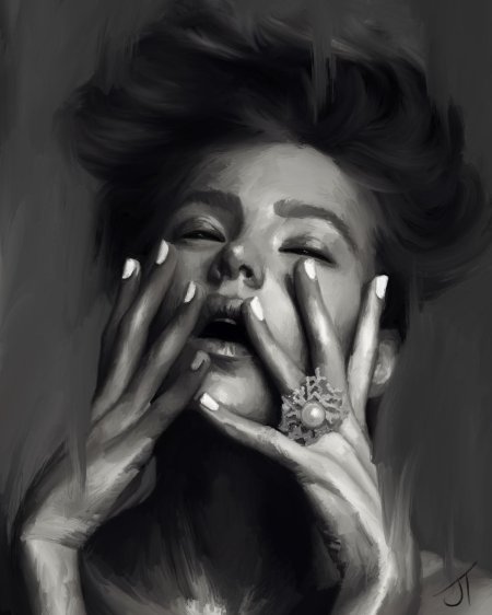 Фотопортрет с руками