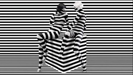 Черно белая иллюзия