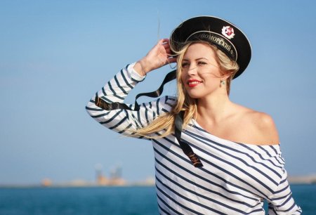 Фотосессия в тельняшках