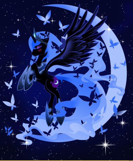 Пони луна и найтмер мун