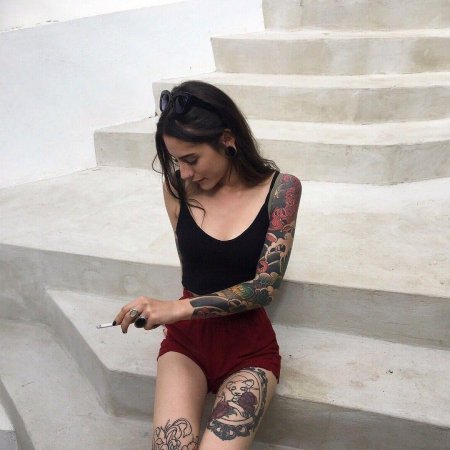 Девушки с татуировками