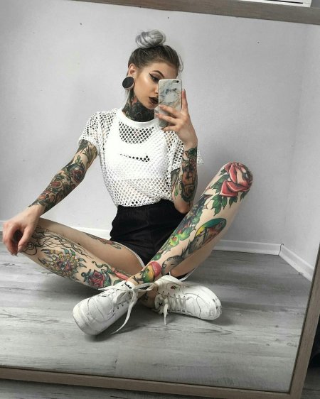 Девушки тату