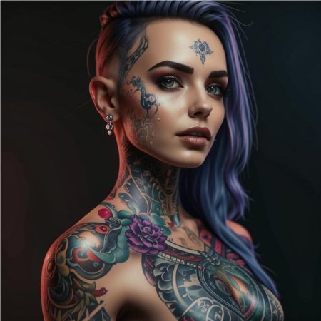 Красивые татуированные девушки