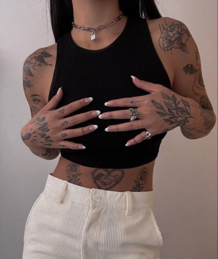 Стильные тату для девушек