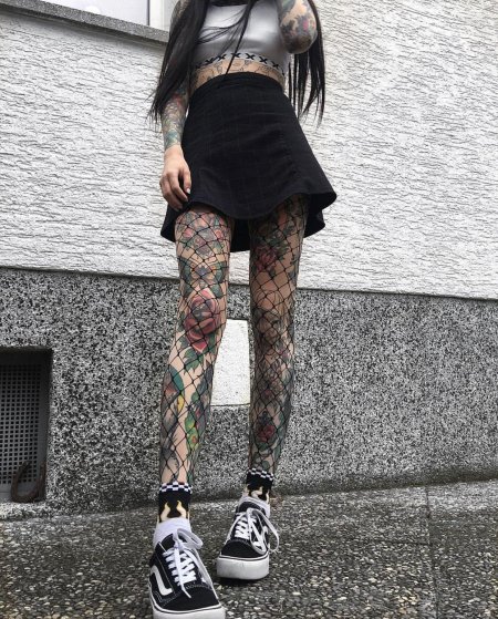 Татуировки в стиле гранж