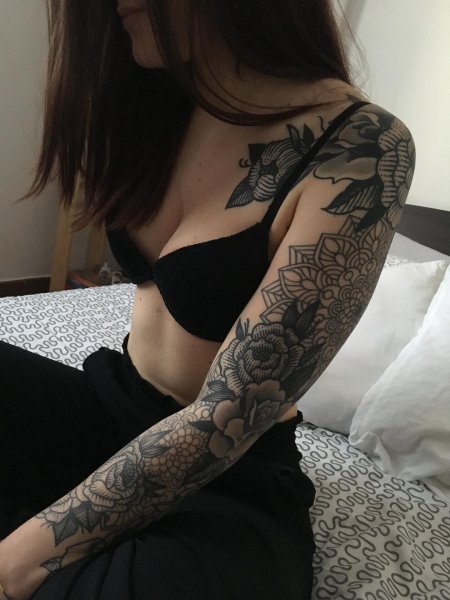 Рукав женский тату