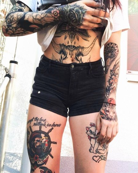 Крутые тату для девушек