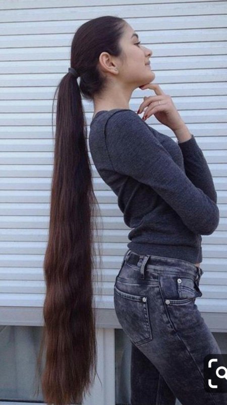 Длинные густые волосы